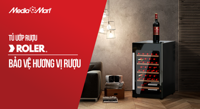 Bảo vệ hương vị rượu với tủ ướp rượu Roler:RW-1016