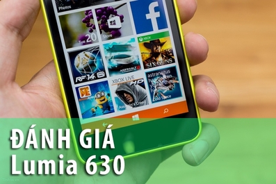 Đánh giá Lumia 630: thiết kế đẹp, camera tốt, hiệu năng tuyệt vời