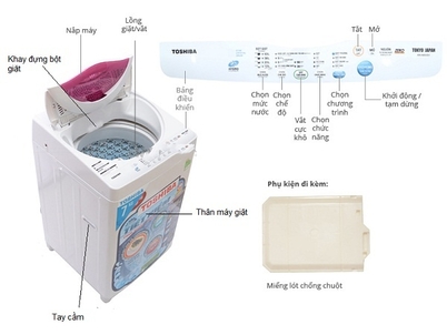 Hướng dẫn cách sử dụng máy giặt Toshiba từ A - Z