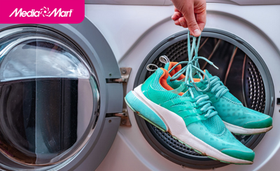 Cách sấy giày bằng máy sấy quần áo nhanh khô