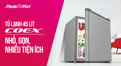 Chọn tủ lạnh nhỏ, gọn, chọn ngay Coex RT-4000SG 45 lít