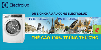 Chương trình khuyến mãi Du lịch Châu Âu cùng Electrolux