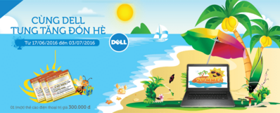 Cùng Dell tung tăng đón hè - Khuyến mại Laptop Dell