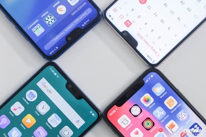 Cuộc chiến tai thỏ: Apple iPhone X, Oppo F7, Huawei Nova 3E và Vivo V9