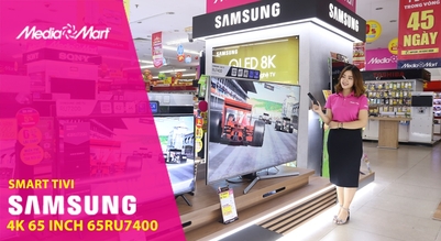 Đánh giá Smart Tivi Samsung 65 inch 65RU7400 - Tìm kiếm bằng giọng nói siêu chất