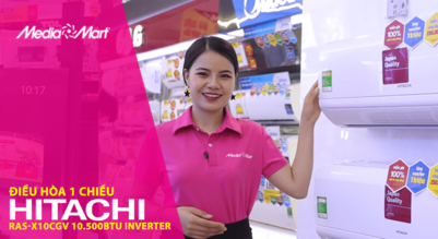 Điều hòa 1 chiều Inverter HITACHI RAS-X10CGV 10.500BTU - Lựa chọn hoàn hảo cho gia đình