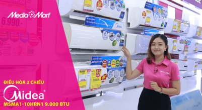 Điều hòa 2 chiều Midea MSMA1-10HRN1 9.000 BTU: Hoạt động siêu êm