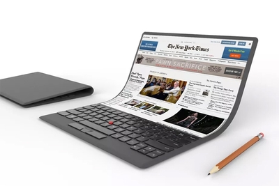 Lenovo ra mắt concept laptop màn hình cong rất lạ mắt