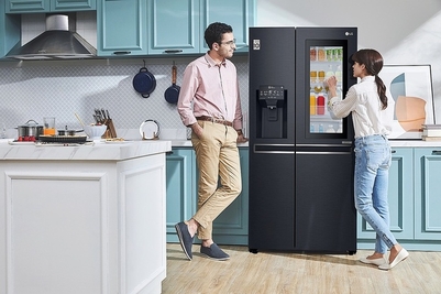 LG tạo thói quen 'gõ cửa hai lần' khi sử dụng tủ lạnh