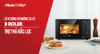 Lò vi sóng cơ có nướng 23L Roler RM-3214: Trợ thủ đắc lực cho người nội trợ