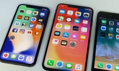 Màn hình bộ ba iPhone 2018 xuất hiện