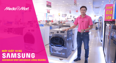 Máy giặt 10kg Samsung WW10K54E0UX/SV Addwash Inverter - Sang trọng, đẳng cấp