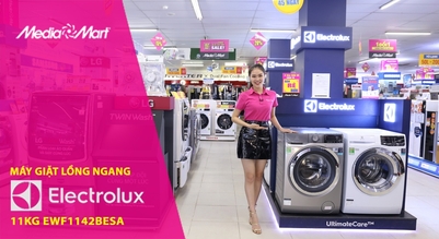 Máy giặt lồng ngang Electrolux 11Kg EWF1142BESA: Vận hành êm ái, tiết kiệm nước