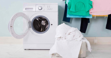 Mẹo mở máy giặt cửa ngang an toàn khi đang giặt