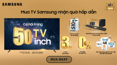 Mua Tivi Samsung trúng 50 Smart TV 4K 50 inch