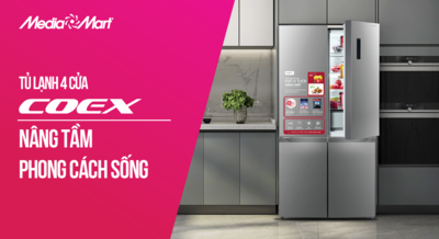 Nâng tầm phong cách sống cùng tủ lạnh Coex RM-4007MIB