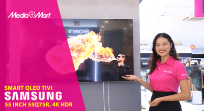 QLED Tivi Samsung 4K 55 inch 55Q75R 2019 - Lựa chọn hoàn hảo cho gia đình