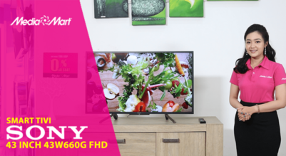 Smart Tivi Sony 43 inch 43W660G Full HD HDR (Mới 2019) - Sắc nét hơn, chi tiết hơn