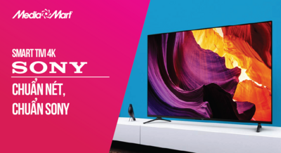 Smart TV 4K Sony 50 inch KD-50X80K:Chuẩn nét, chuẩn Sony