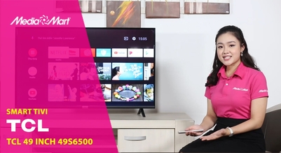Smart TV TCL 49inch 49S6500, Android Tivi - TV to giá bằng TV nhỏ