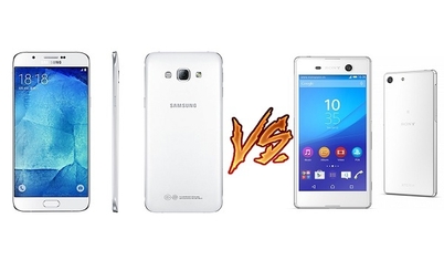 So sánh Samsung Galaxy A8 và Sony Xperia M5 Dual