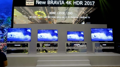 Sony ra mắt BRAVIA 2017: TV OLED A1 và loạt TV 4K HDR, Android 7.0
