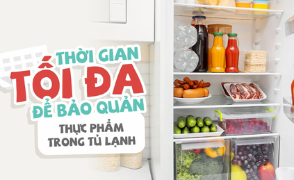 Thời gian bảo quản thức ăn trong tủ lạnh bạn cần biết
