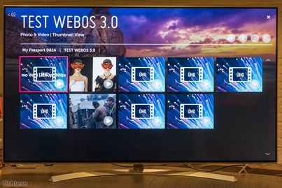 Thử nghiệm tính năng phát video trực tiếp từ ổ cứng gắn ngoài của WebOS 3.0 trên Smart TV LG 2016