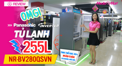 Tủ lạnh Panasonic Inverter 255L NR-BV280QSVN - Bảo quản thực phẩm không cần rã đông
