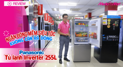 Tủ lạnh Panasonic Inverter 255L NR-BV280QSVN - Ngăn đá dưới tiện lợi