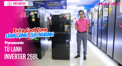 Tủ lạnh Panasonic NR-BL300PKVN 268L Inverter - Làm lạnh nhanh trong chớp mắt