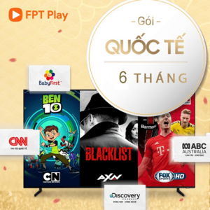 FPT Play - Gói kênh quốc tế 06 tháng