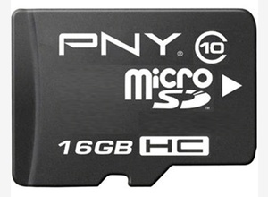 Thẻ nhớ Micro SD PNY 16Gb Class10 - BH 30 ngày
