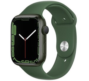 Apple Watch 7 45mm (GPS) Dây cao su Xanh lá - Chính hãng (MKN73VN/A)