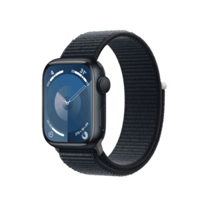 Apple Watch S9 GPS 41mm viền nhôm dây vải màu đen midnight