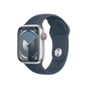 Apple Watch S9 LTE 45mm viền nhôm dây silicone Bạc 
