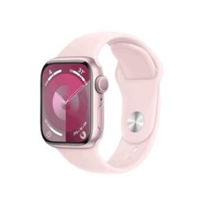 Apple Watch S9 LTE 45mm viền nhôm dây silicone Hồng