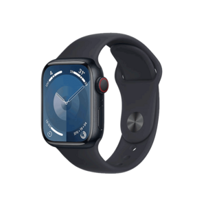 Apple Watch S9 LTE 45mm viền nhôm dây silicone Xanh đen Midnight