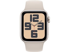 Apple Watch SE 2 2024 40mm (4G) Viền Nhôm Dây Cao Su M/L Bạc MXGG3SA/A