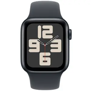 Apple Watch SE 2 2024 40mm (GPS) Viền Nhôm Dây Cao Su M/L Đen MXE93SA/A