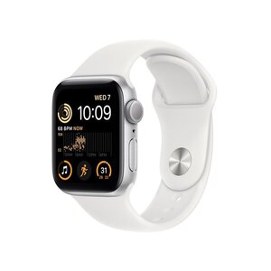 Apple Watch SE 2 GPS 40mm dây cao su trắng (MNJP3VN/A)