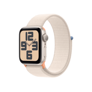 Apple Watch SE 2023 GPS 44mm viền nhôm dây vải màu trắng starlight