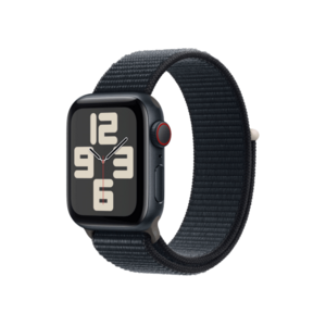 Apple Watch SE 2023 GPS + Cellular 44mm viền nhôm dây vải màu đen midnight