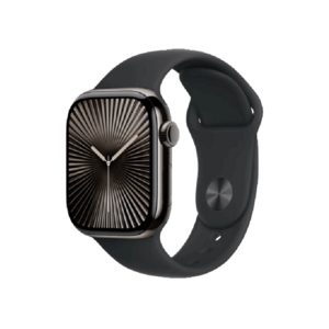 Apple Watch Series 10 42mm 4G Viền Titan Dây Cao Su Size M/L Đen MWXH3SA/A