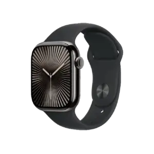 Apple Watch Series 10 42mm 4G Viền Titan Dây Cao Su Size M/L Đen MWXH3SA/A