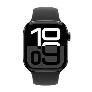 Apple Watch Series 10 42mm (GPS) Viền Nhôm Dây Cao Su Size S/M Đen MWWA3SA/A