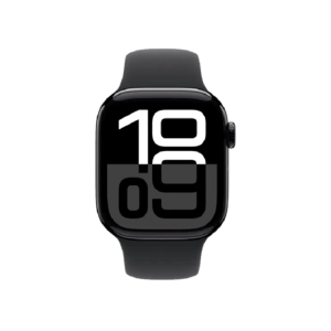 Apple Watch Series 10 42mm (GPS) Viền Nhôm Dây Cao Su Size S/M Đen MWWE3SA/A