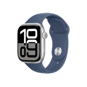 Apple Watch Series 10 46mm 4G Viền Nhôm Dây Cao Su Size M/L Bạc MWY13SA/A