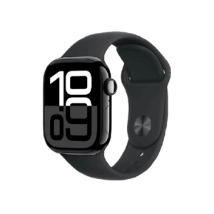 Apple Watch Series 10 46mm (GPS) Viền Nhôm Dây Cao Su Size M/L Đen MWWQ3SA/A