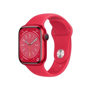 Apple Watch Sr 8 GPS 41mm dây cao su đỏ (MNP73VN/A)